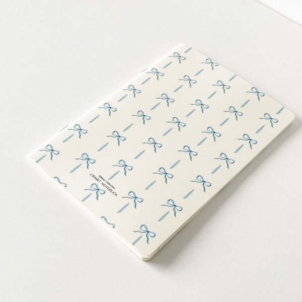 Vở kẻ ngang 120 trang Ribbon Collection - Nơ Xanh Nhỏ