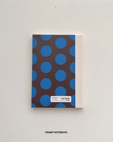 Vở kẻ ngang 300 trang Composition bìa cứng tặng kèm sticker Chấm bi Xanh