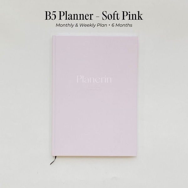 Sổ lịch Planner 2025 - Size B5 - 6 Months
