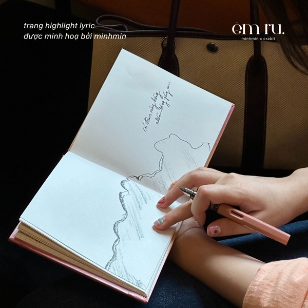 Sổ dot khổ vuông 130gsm Êmru Collection - After Sunset