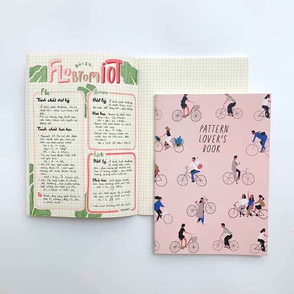 Combo 3 vở may gáy 100gsm 80 trang Daily Life