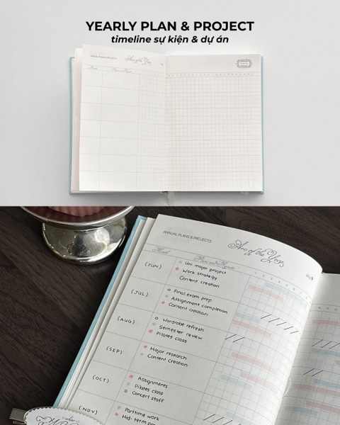 Sổ Planner 2027 14 tháng Framework Lacy Planner Xanh | Nhập MGG FREESHIP15-Giảm 15k cho đơn 150k | FREESHIP30-Giảm 30k cho đơn 200k