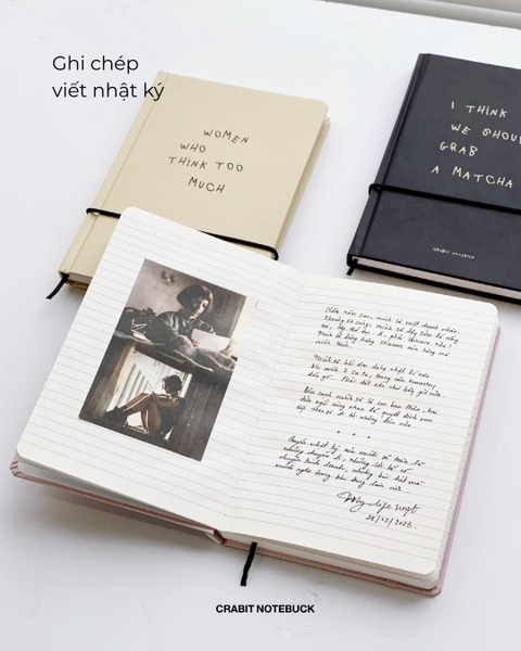 Sổ tay A5 kẻ ngang 130gsm 110 trang A Few Notes - We Should Grab A Matcha