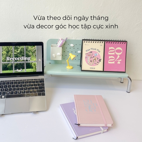 Lịch 2024 để bàn Crabit Calendar Thìn Thần Thái
