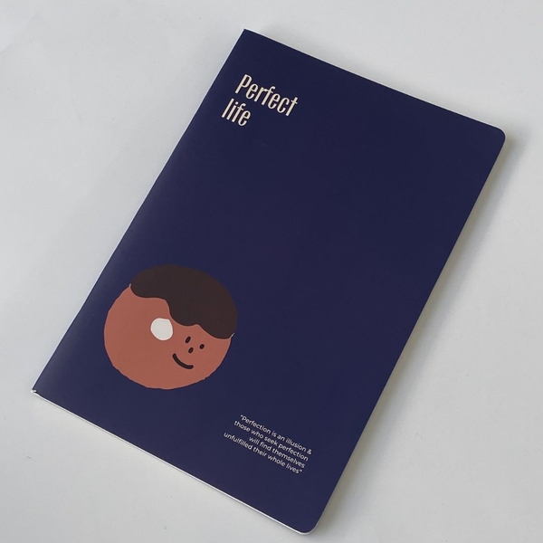 Vở kẻ ngang 120 trang - Perect Life Donut Xanh biển