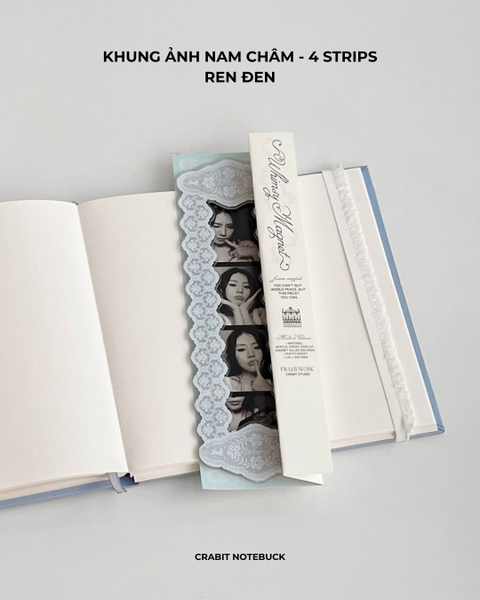 Khung ảnh nam châm Ren Framework - Photo strip 4 ảnh