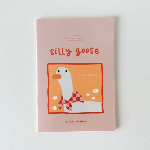 Vở kẻ ngang 80 trang Silly Goose Ngỗng Hồng