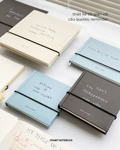 Sổ vẽ Sketchbook 190gsm Vuông nhỏ A Few Notes - Offline Is The New Luxury
