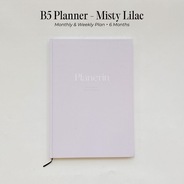 Sổ lịch Planner 2025 - Size B5 - 6 Months