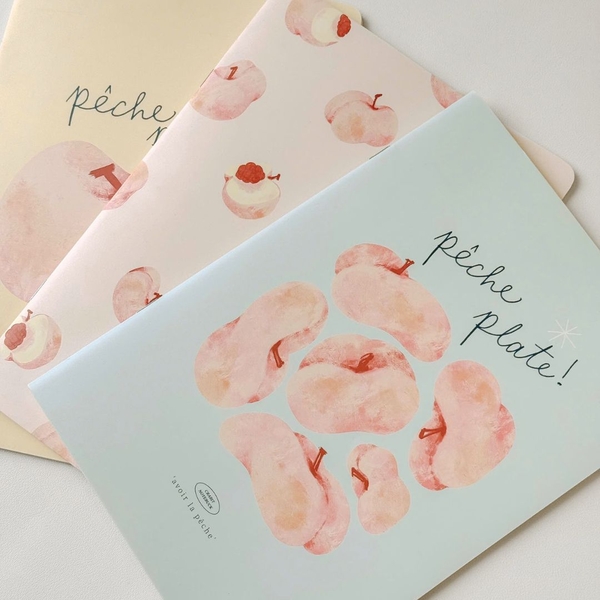 Vở kẻ ngang 80 trang - Peach Pocket - Đào xanh