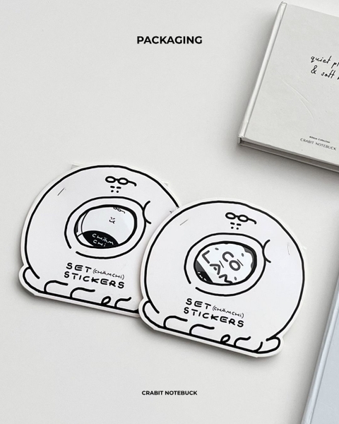 Set 20 miếng Sticker Vali Chăm chỉ