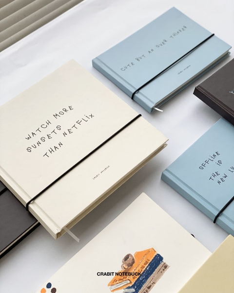 Sổ vẽ Sketchbook 190gsm Vuông nhỏ A Few Notes - You Can't Screenshot The Vibe