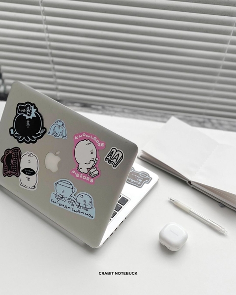 Set 20 miếng Sticker Vali Chăm chỉ