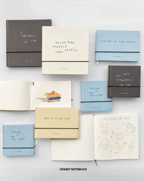 Sổ vẽ Sketchbook 190gsm Vuông nhỏ A Few Notes - Offline Is The New Luxury