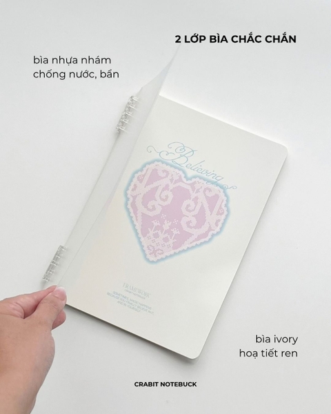 Vở còng 2 đầu B5 120 trang 70gsm Ren Framework