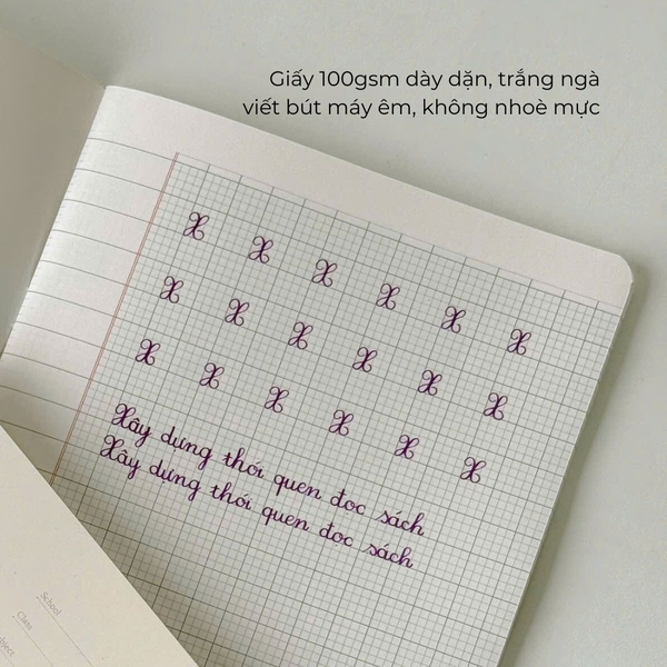 Vở 4 ô ly 52 trang 100gsm Hên - Adopt Hên