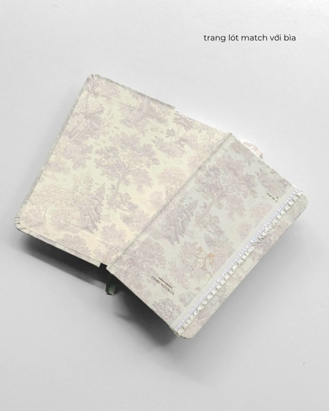 Sổ tay scrapbook handy grid 130gsm The Reverie Diary - Nhũ Rừng Tím