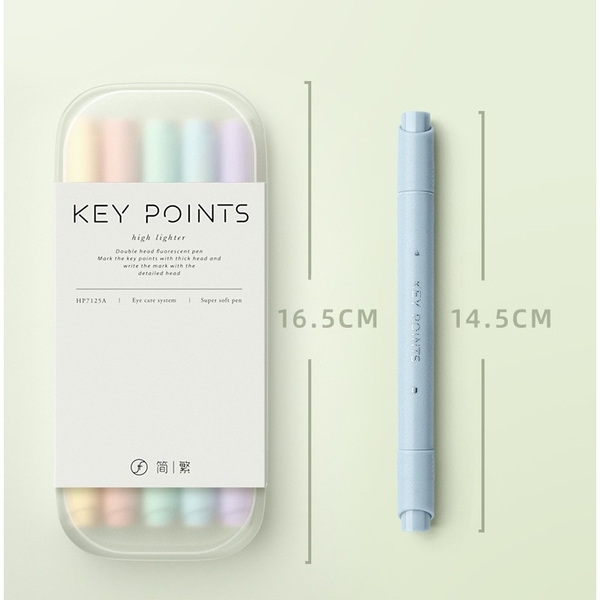 Set 5 bút highlight Keypoint