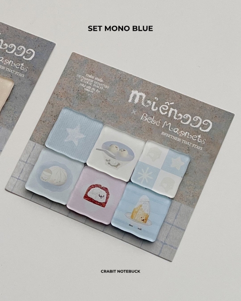 Set 6 nam châm mini Miếng