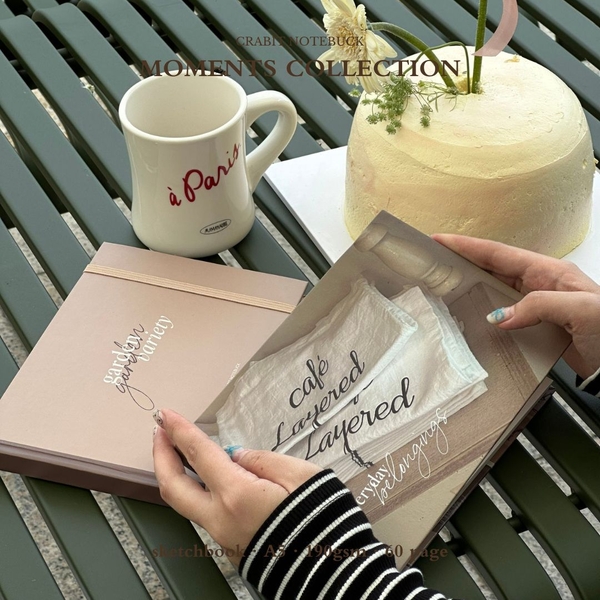 Sổ sketchbook A5 190gsm Moments Collection - Garden Canvas