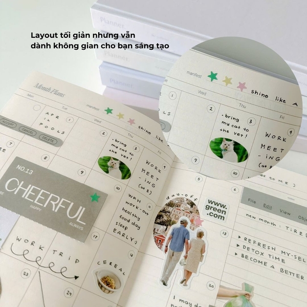 Sổ lịch Planner 2025 - Size A5 - 14 Months