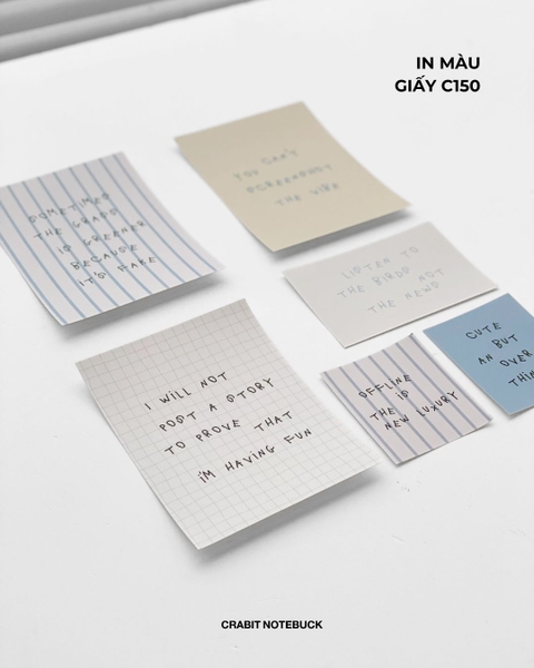 Set Mini Post Card A Few Notes