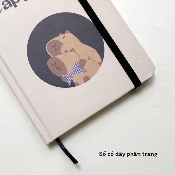 Sổ kẻ ngang bỏ túi Crabit Capybara Life Collection - Capy-bro