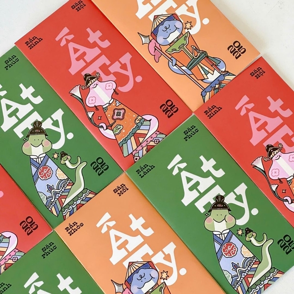 Lì xì Tết Ất Tỵ 2025 - Lì xì Crabit Rắn Săn Mồi