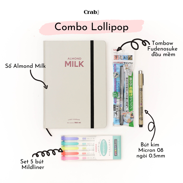 Combo Lollipop - chuyên dụng Bullet Journal
