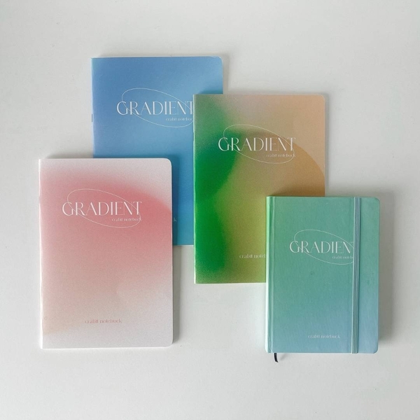 Vở kẻ ngang 80 trang Gradient Hồng