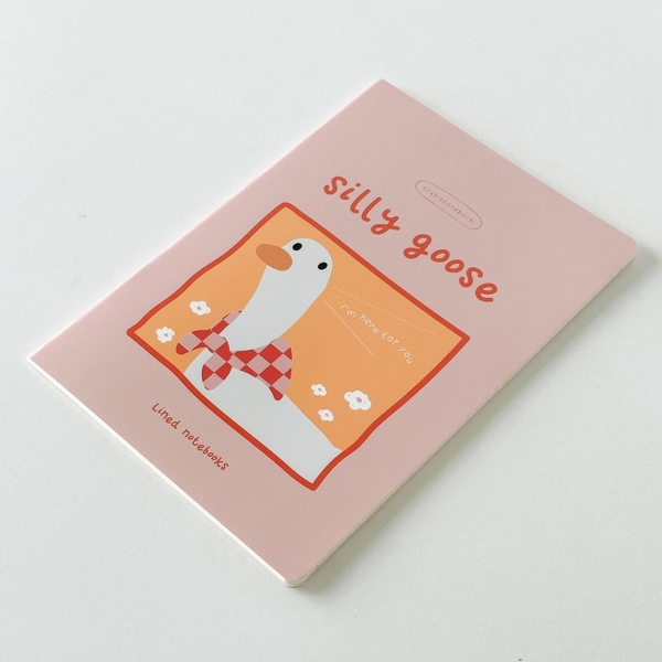 Vở kẻ ngang 80 trang Silly Goose Ngỗng Hồng