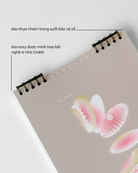 Sketchbook slim binder B5 190gsm Kỳ Hoa Dị Thảo - Hoa Venus