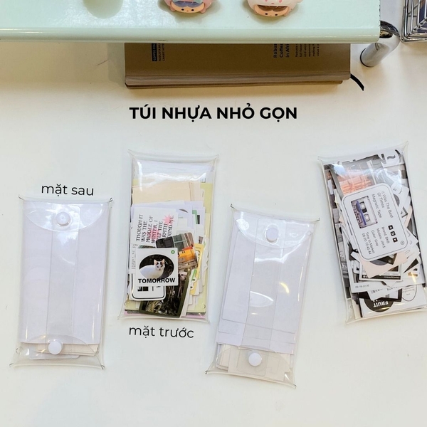 Set sticker postcard 140 tấm Crabit Journal Date Kit