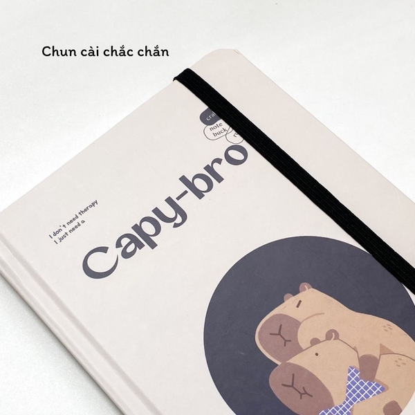 Sổ kẻ ngang bỏ túi Crabit Capybara Life Collection - Capy-bro