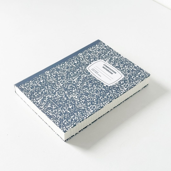 Vở kẻ ngang 500 trang tặng kèm sticker Composition Collection - Xanh Teal