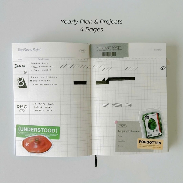 Sổ lịch Planner 2025 - Size A5 - 14 Months