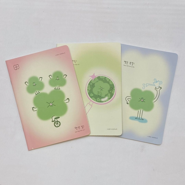 Combo 3 Vở kẻ ngang 100 trang 80gsm Hên