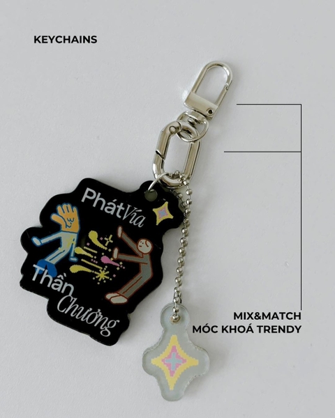 Móc khoá Trộm vía - Phát Vía Thần Chưởng