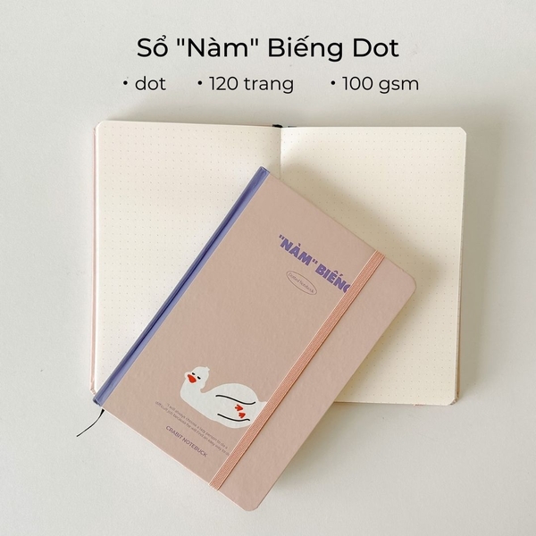 Sổ dot 120 trang 100gsm - "Nàm" Biếng Ngỗng