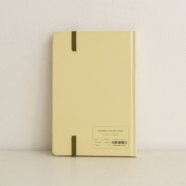 [Tặng kèm sticker] Sổ tay dotgrid bỏ túi Gummy Collection - Bear Vàng