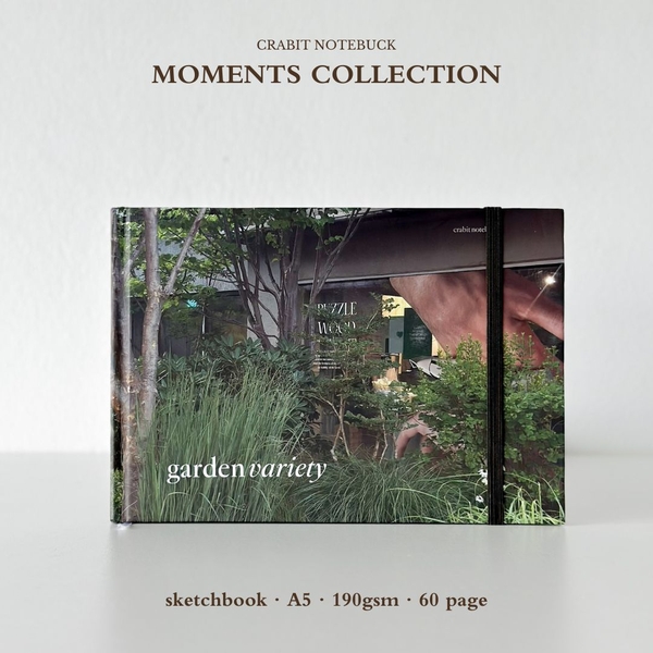 Sổ sketchbook A5 190gsm Moments Collection - Garden Vườn cây