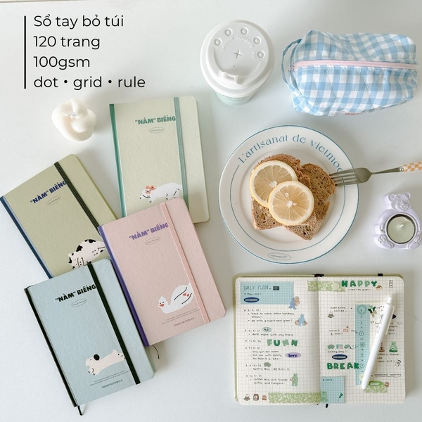 Sổ dot 120 trang 100gsm - "Nàm" Biếng Ngỗng