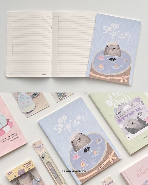 Vở kẻ ngang 80gsm 80 trang Otter - Tắm bồn