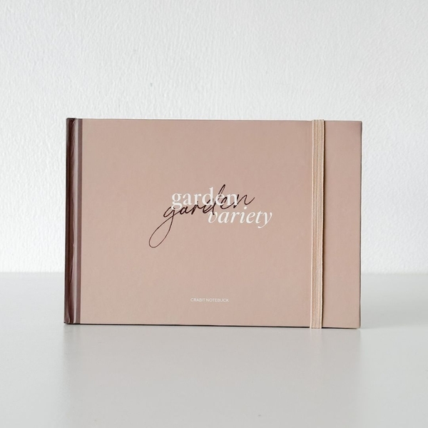 Sổ sketchbook A5 190gsm Moments Collection - Garden trơn nâu