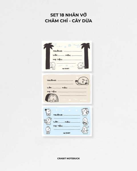 Tập 18 nhãn vở Chăm Chỉ