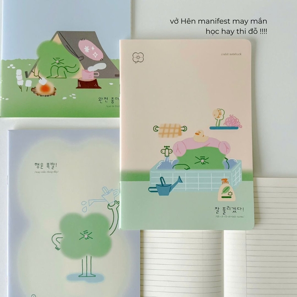 Combo 3 Vở kẻ ngang 80 trang 80gsm Hên