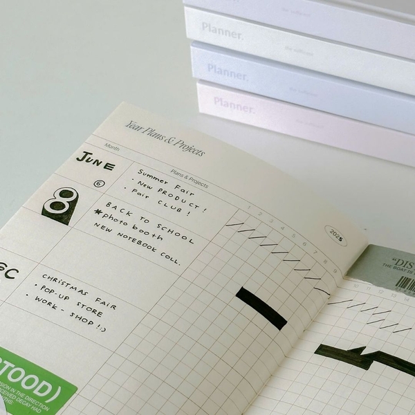 Sổ lịch Planner 2025 - Size A5 - 14 Months