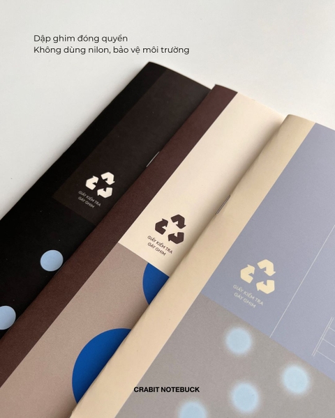 Combo 3 Giấy kiểm tra 15 tờ đôi Chấm bi