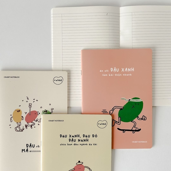 Vở kẻ ngang 80 trang Học Đậu Thi Đỗ - Đậu xanh