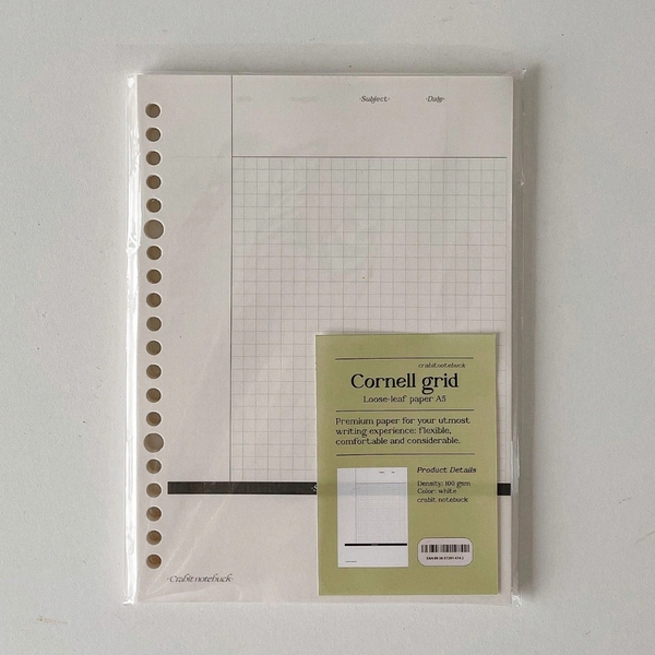 Tập giấy ruột sổ còng A5 ghi chép 20 lỗ